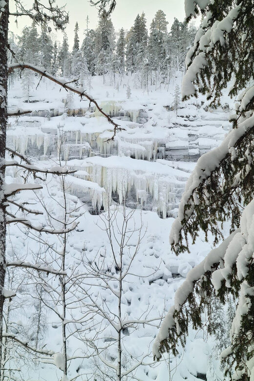 Ruka: Korouoma Canyon Finland - Korouma Waterfalls - The 5 km Circular Loop: Frozen Waterfalls and Wildlife Odds