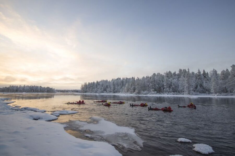 Ruka: River Floating - Frozen Trees, Ice, and the Winter Air: What You’ll See While Drifting