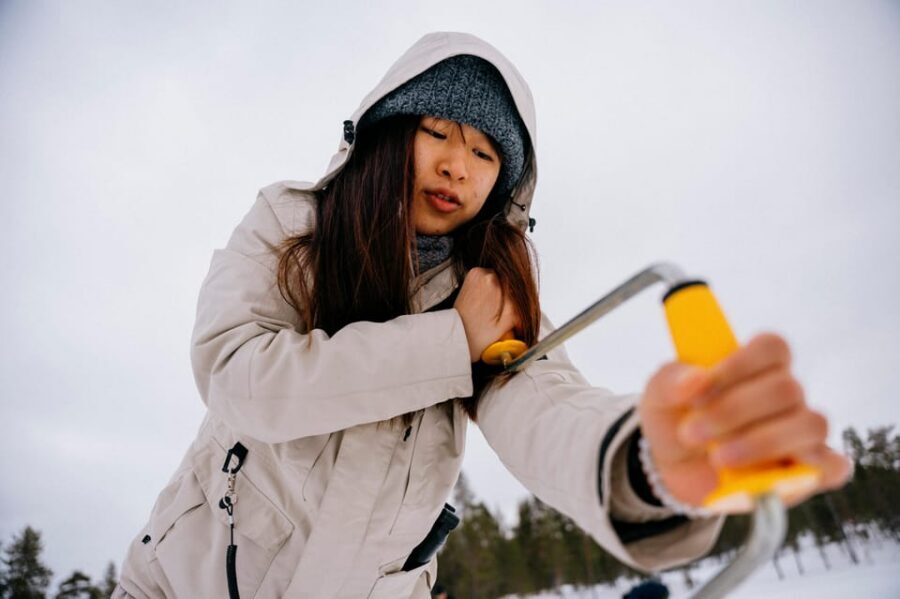 Saariselkä: Ice Fishing Adventure - From Saariselkä pickup to the frozen lake: the timing that matters