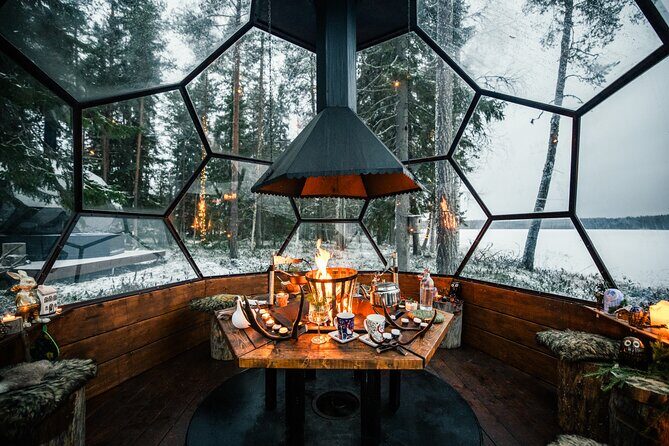 Santa Village Tour+Lapland Cuisine In Glass Igloo+Snow Scooters - Private Rovaniemi timing that doesn’t waste your day