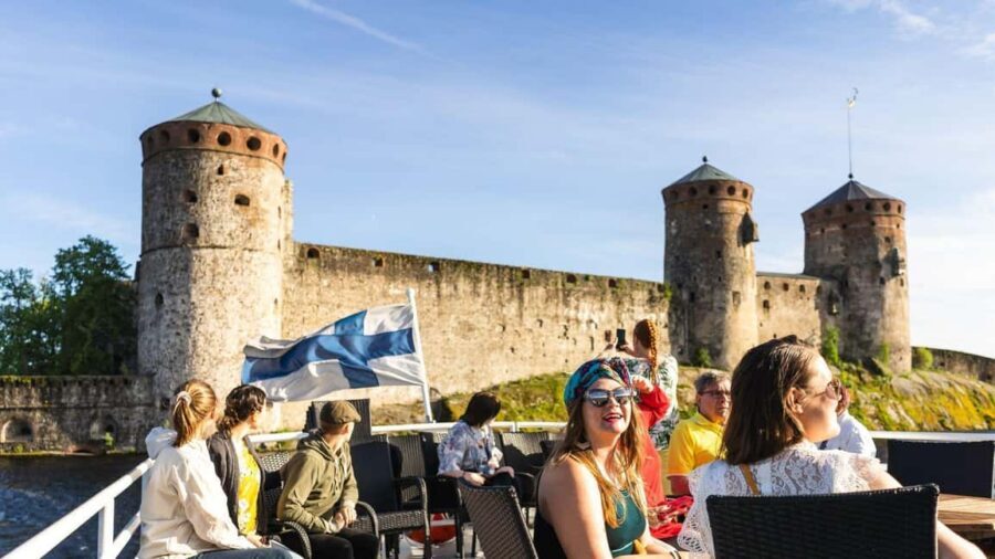 SIGHTSEEING CRUISE AROUND SAVONLINNA - Casino Islands beaches and the old railway bridge vibe