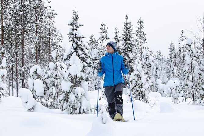 Small-Group Snowshoeing Adventure In Lapland - Snowshoe basics: gear included, clothing is on you
