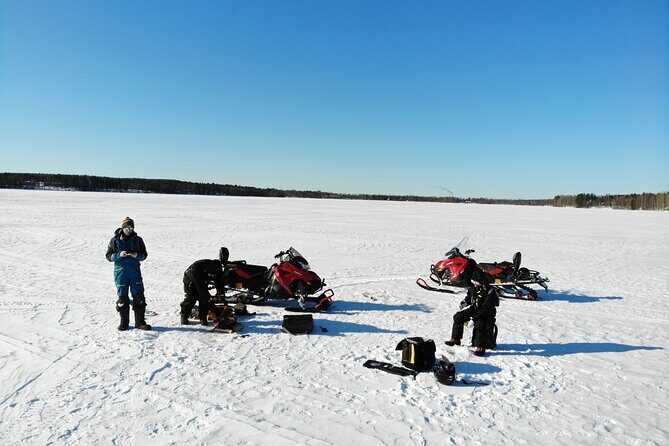 Snowmobile and Ice Fishing Excursion (private tour) - Safety on snowmobiles: confidence without the chaos