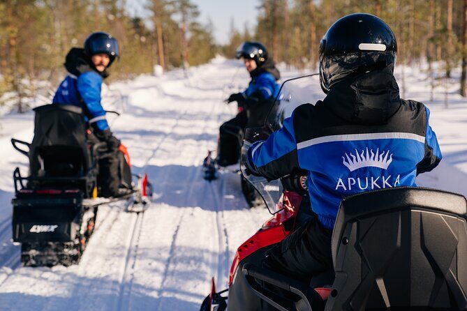 Snowmobile Safari into the Wilderness, Apukka Resort Rovaniemi - Families and kids: sleigh seating is a big deal