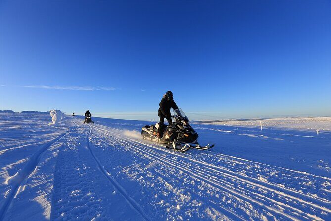 Snowmobiling Adventure in Levi - A One-Hour Arctic Circle Snowmobile Park Loop From Levi