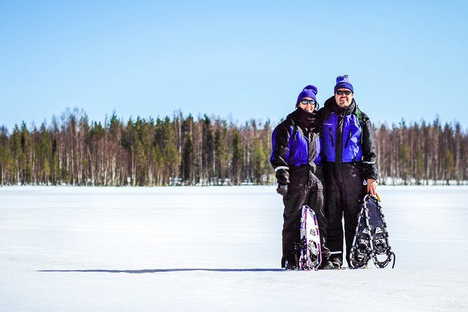Snowshoe Trip in the Forest - Food on the trail: snacks, coffee/tea, and a barbecue break