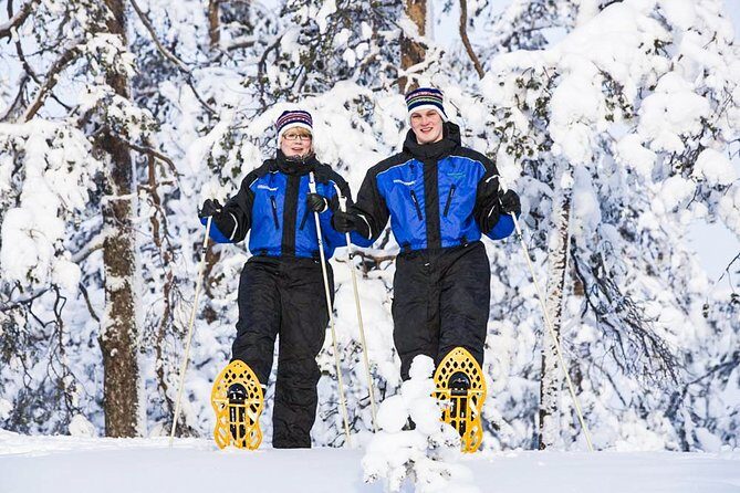 Snowshoe Trip in the Forest - Pickup and meeting point: convenience in Rovaniemi
