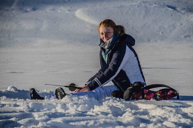 Snowshoeing Adventure with Ice-Fishing, Fire and Survival - A Hands-On Arctic Skills Lesson in Rovaniemi