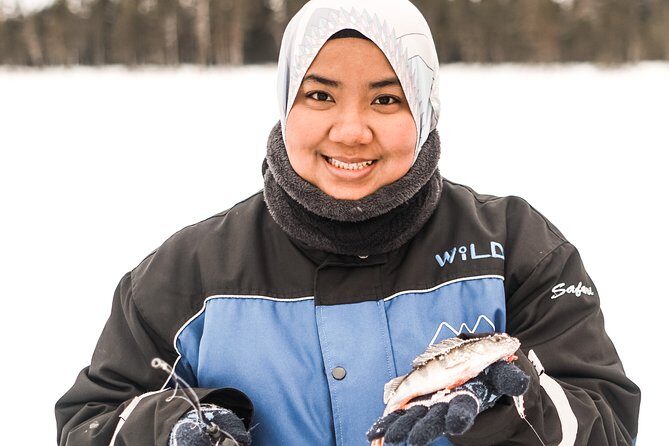 Snowshoeing and Ice Fishing Tour - The open-fire camp: snacks, sausages, and fire-making know-how