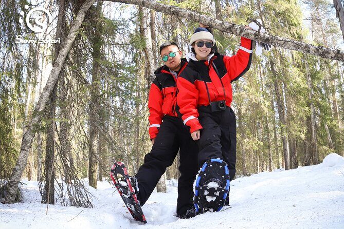 Snowshoeing in Lapland Wilderness - Gear That Makes the Difference: Thermal Overalls, Snowshoes, and Toboggans