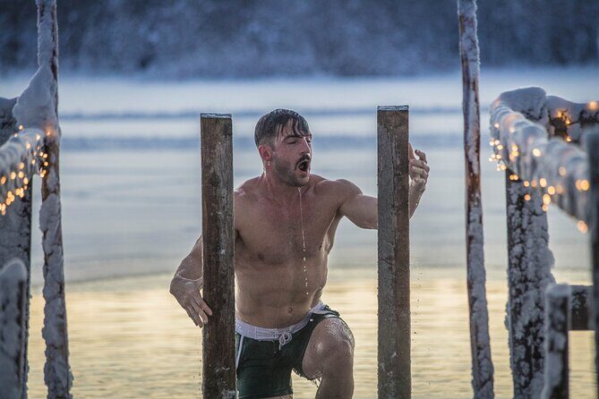 Traditional Lappish evening in the wilderness with dinner - The private Arctic lake swim: what to expect and how to prep