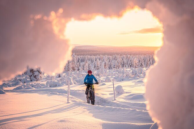 Winter afternoon group Ride in Saariselkä - Saariselkä on an e-fatbike: why winter feels easier here