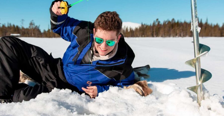 Ylläs: Snowmobile Adventure with Ice Fishing - Key highlights you will feel fast